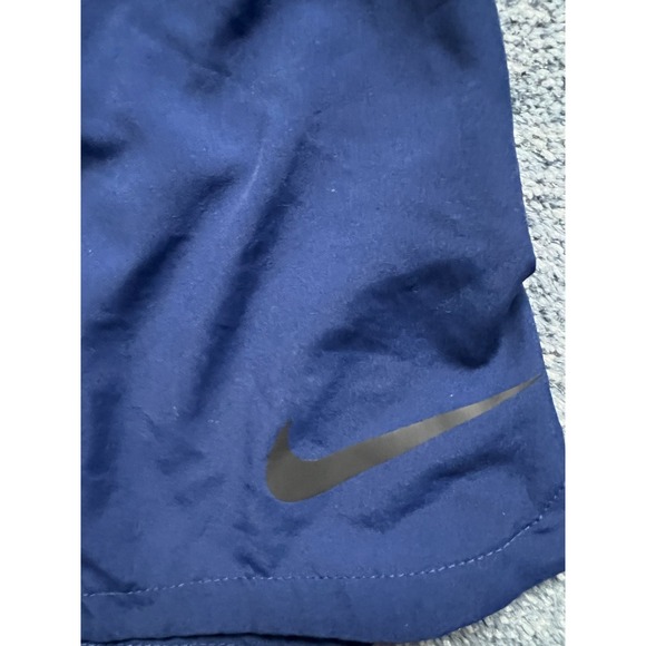 Nike Dri-FIT Training Shorts Men's Size Large – Navy Blue Athletic Shorts - Picture 5 of 10